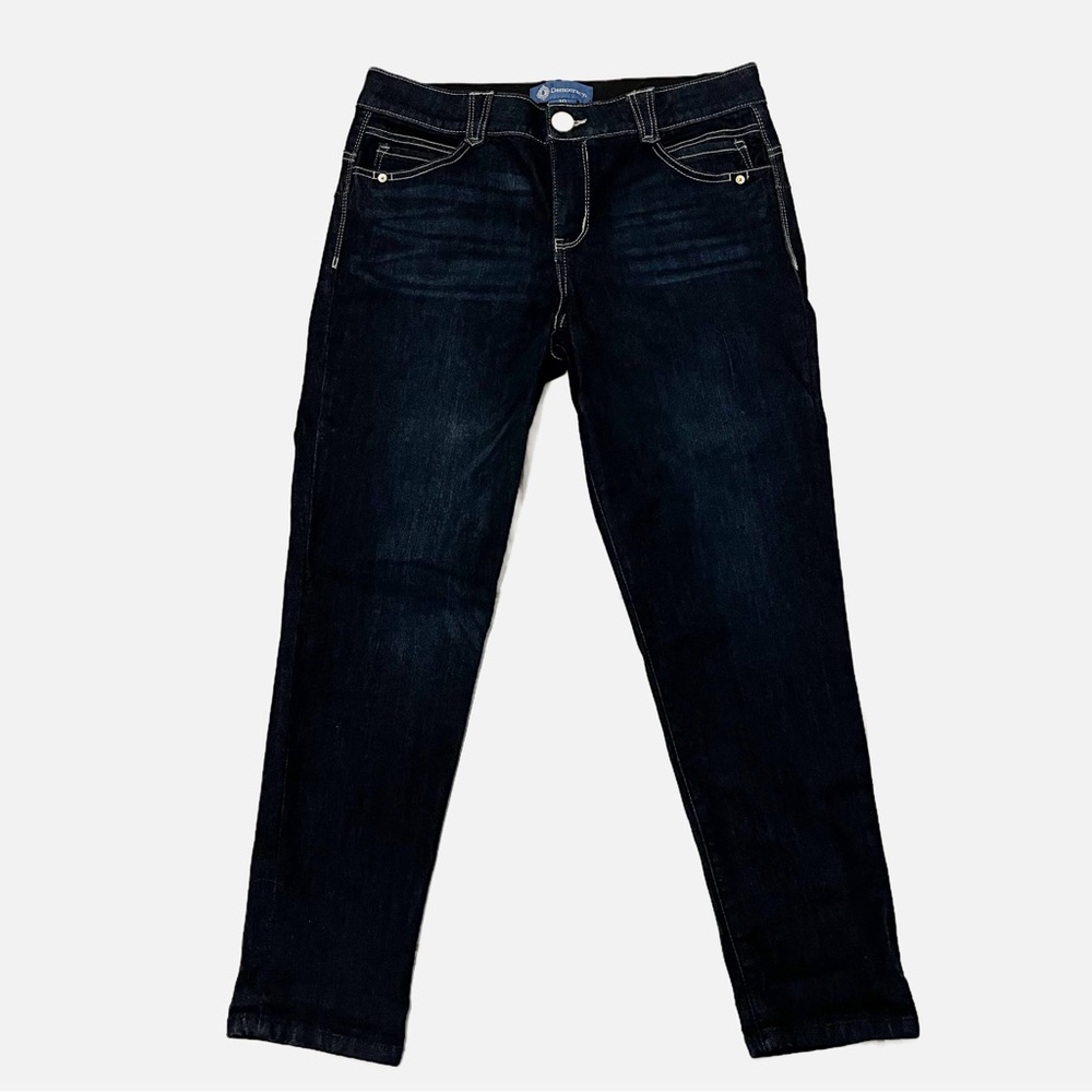 Democracy Ab-Solution Ankle Skimmer Indigo Denim Skinny Jeans Size 10